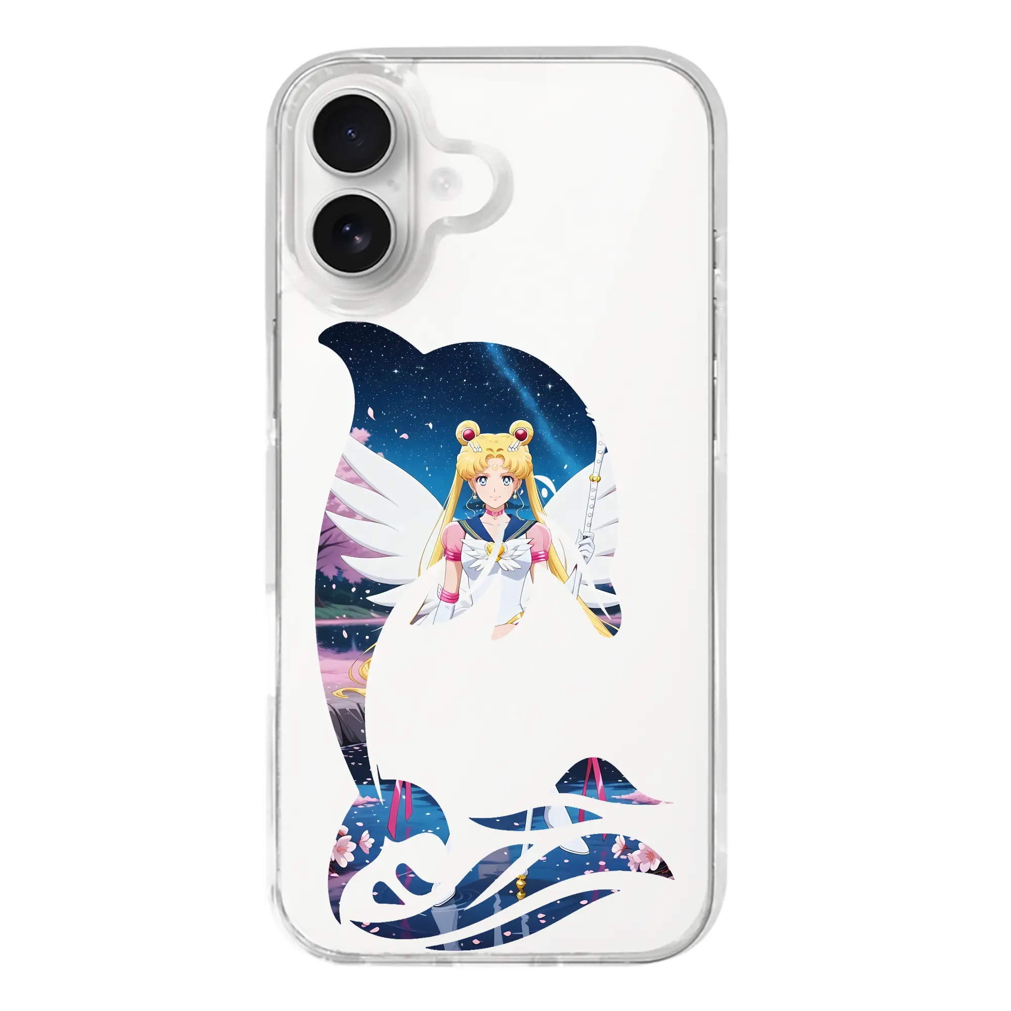 美少女戦士セーラームーン グッズ 月野 うさぎ - iPhone 17シリーズ 透明スマホケース – 薄型・耐衝撃・精密フィット保護カバー